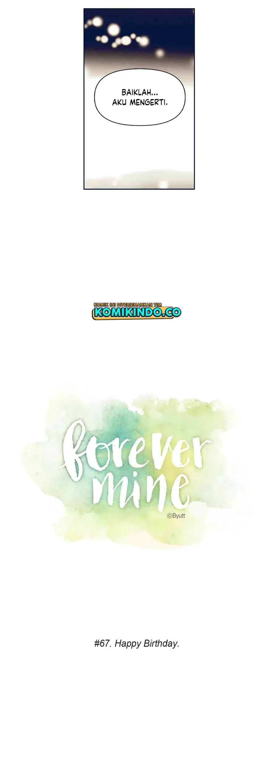 Forever Mine Chapter 67 - halaman 10