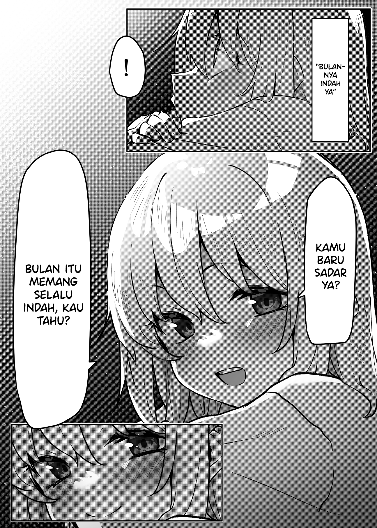 Four Replies to "the Moon Is Beautiful" Chapter 0 - halaman 1