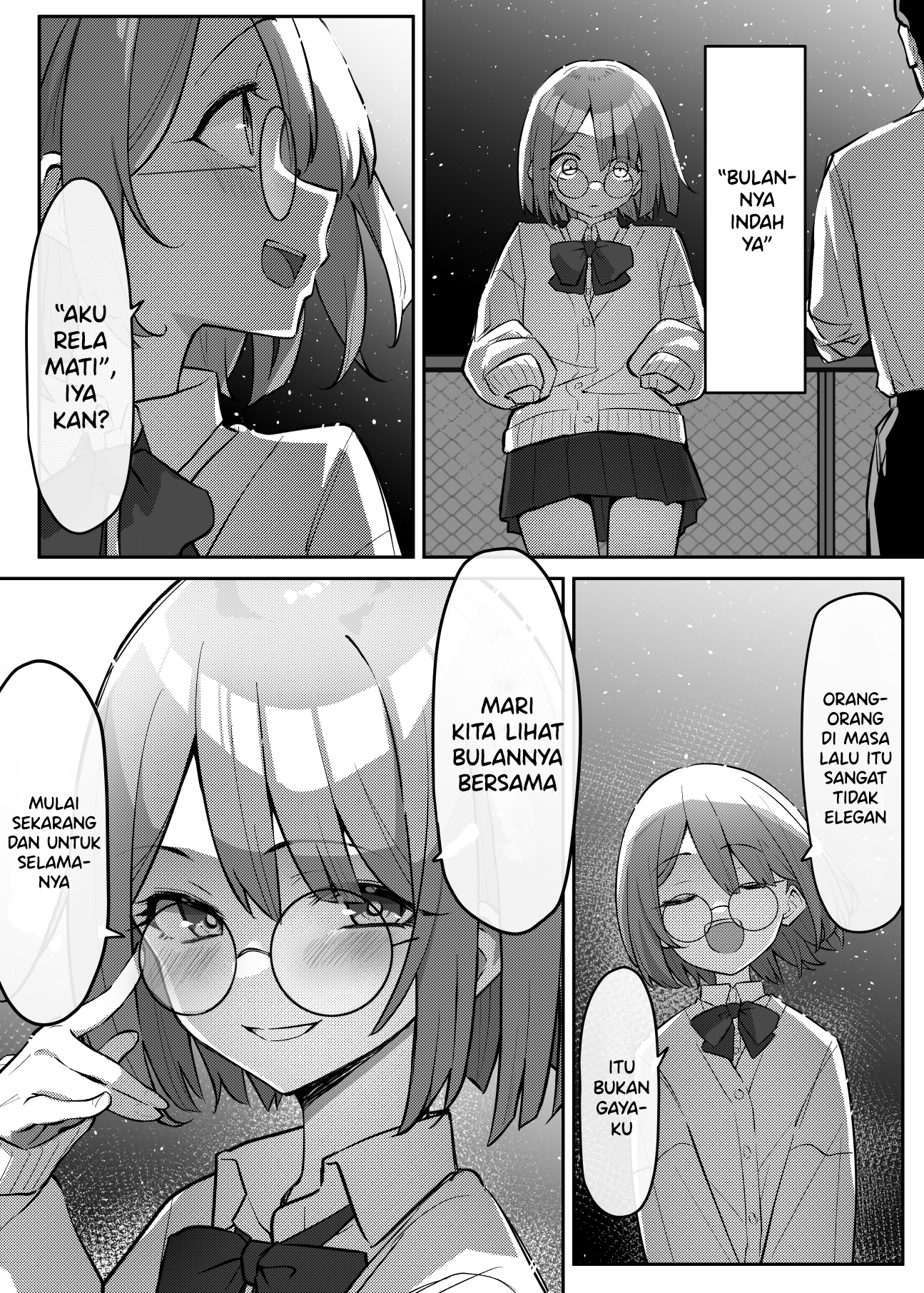 Four Replies to "the Moon Is Beautiful" Chapter 0 - halaman 5