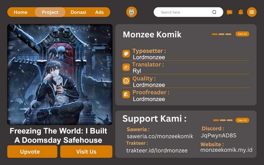 Freezing The World: I Built A Doomsday Safehouse Chapter 314 - halaman 1