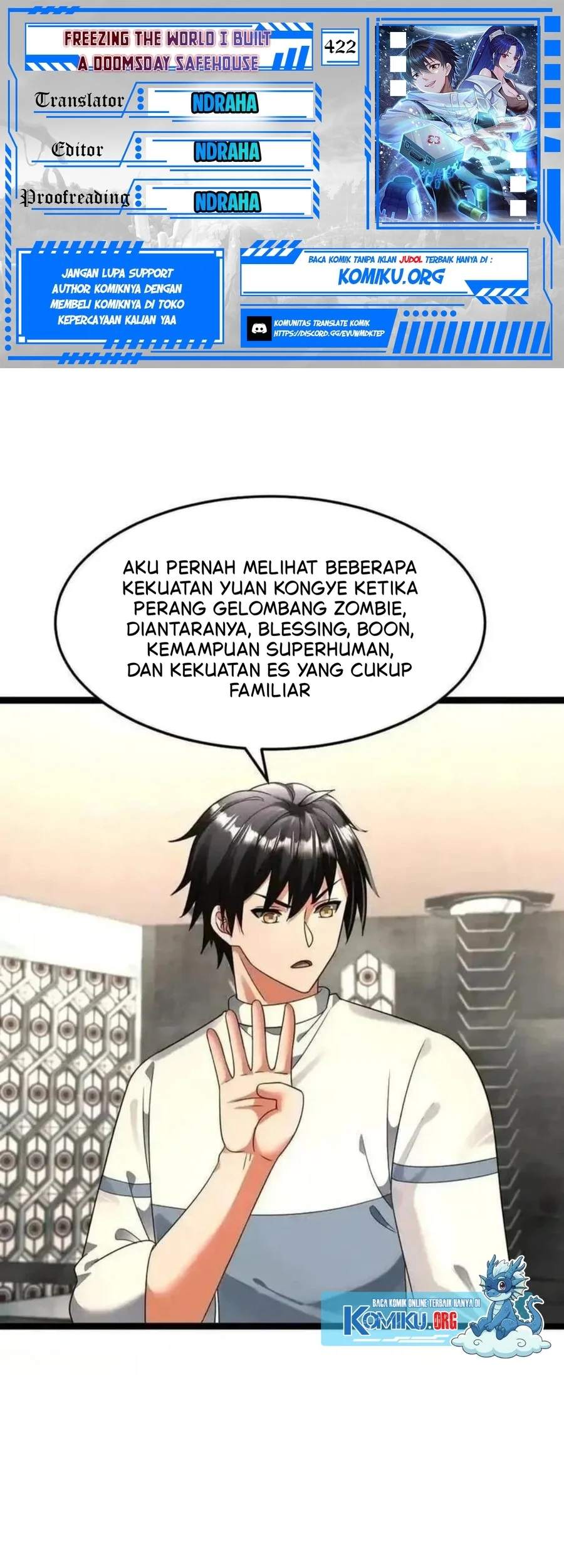 Freezing The World: I Built A Doomsday Safehouse Chapter 422 - halaman 1