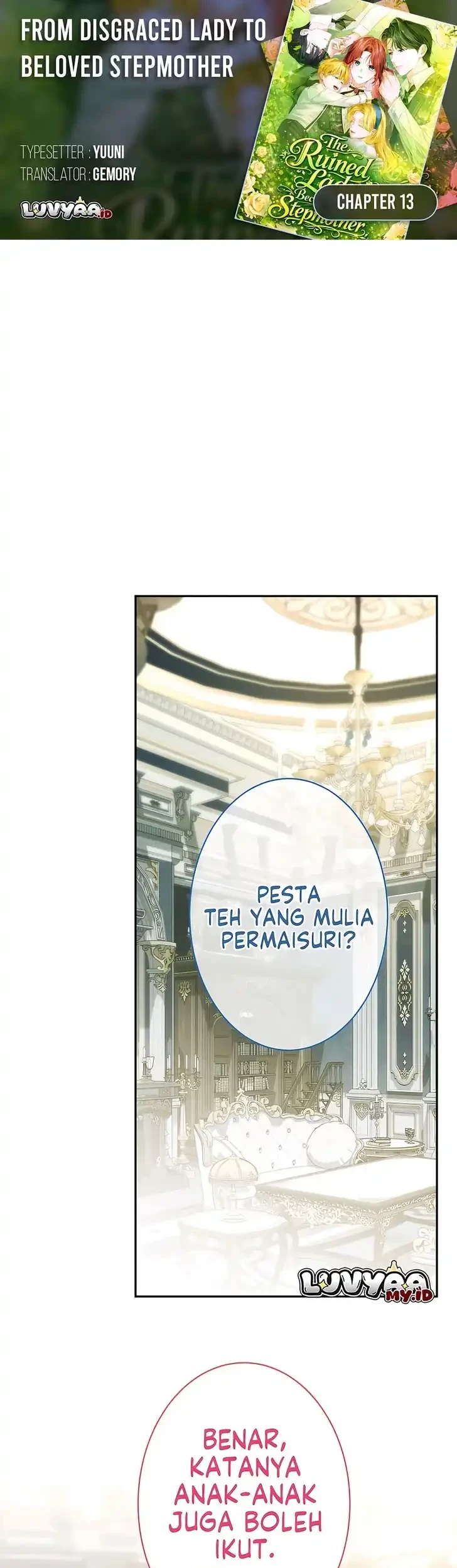 From Disgraced Lady to Beloved Stepmother Chapter 13 - halaman 1