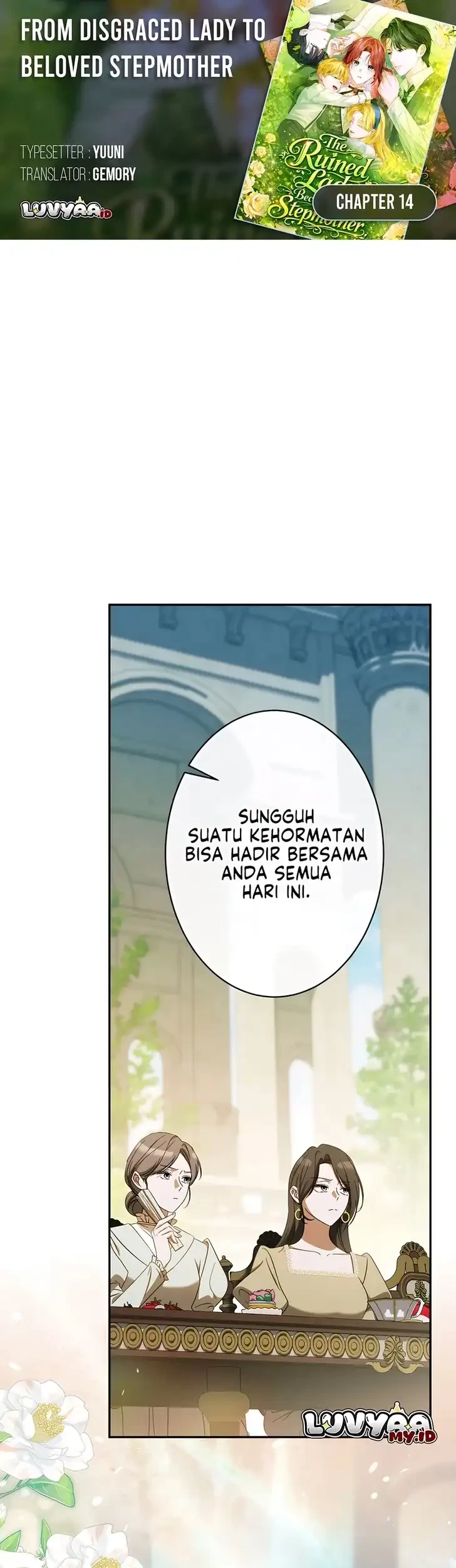 From Disgraced Lady to Beloved Stepmother Chapter 14 - halaman 1