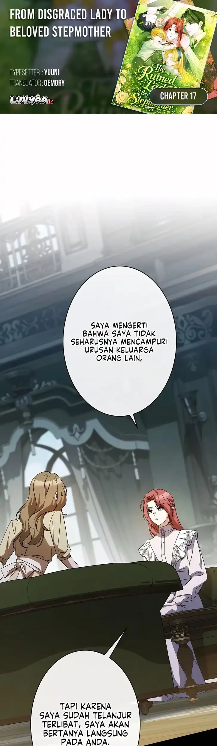 From Disgraced Lady to Beloved Stepmother Chapter 17 - halaman 1
