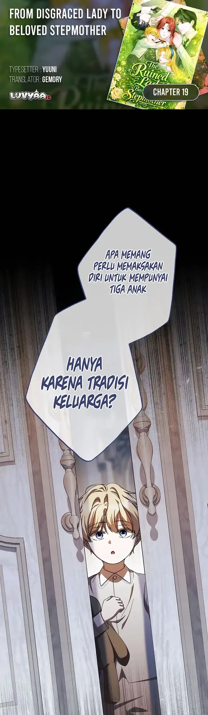 From Disgraced Lady to Beloved Stepmother Chapter 19 - halaman 1
