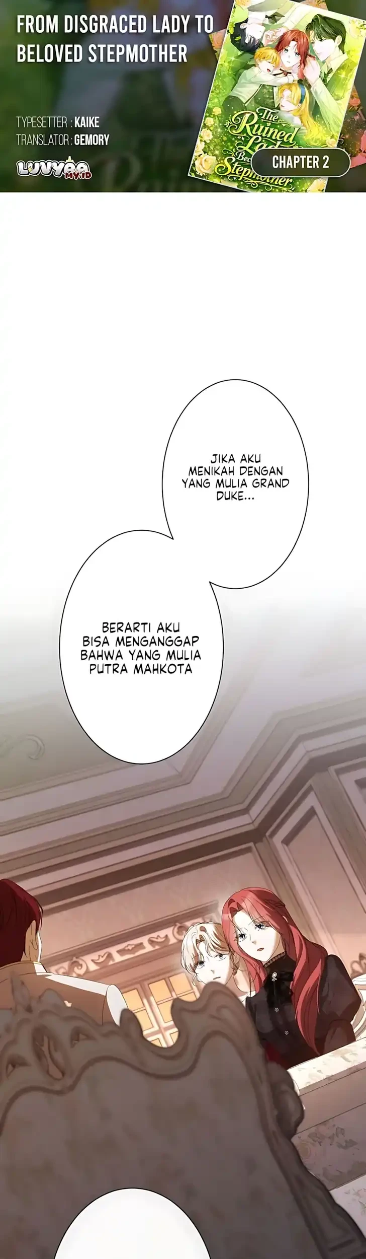 From Disgraced Lady to Beloved Stepmother Chapter 2 - halaman 1