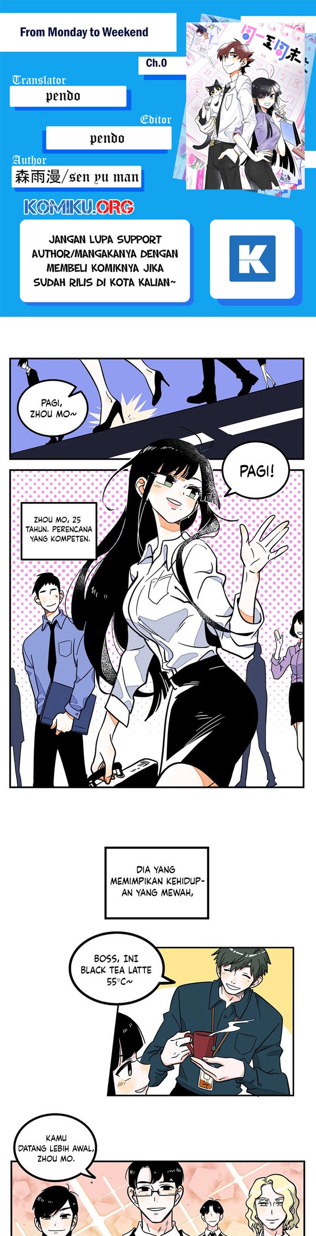 From Monday to Weekend Chapter 0.1 - halaman 1