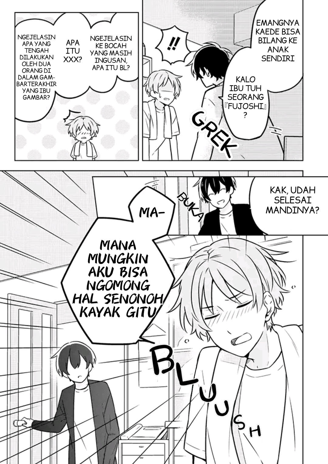 Fudanshi Kazoku Chapter 4 - halaman 10