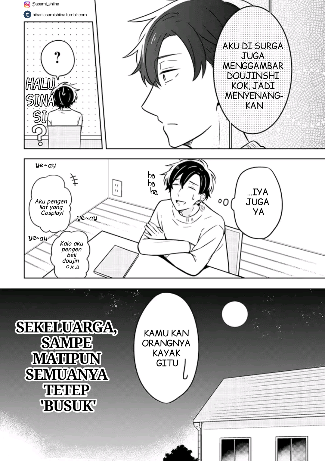 Fudanshi Kazoku Chapter 4 - halaman 17