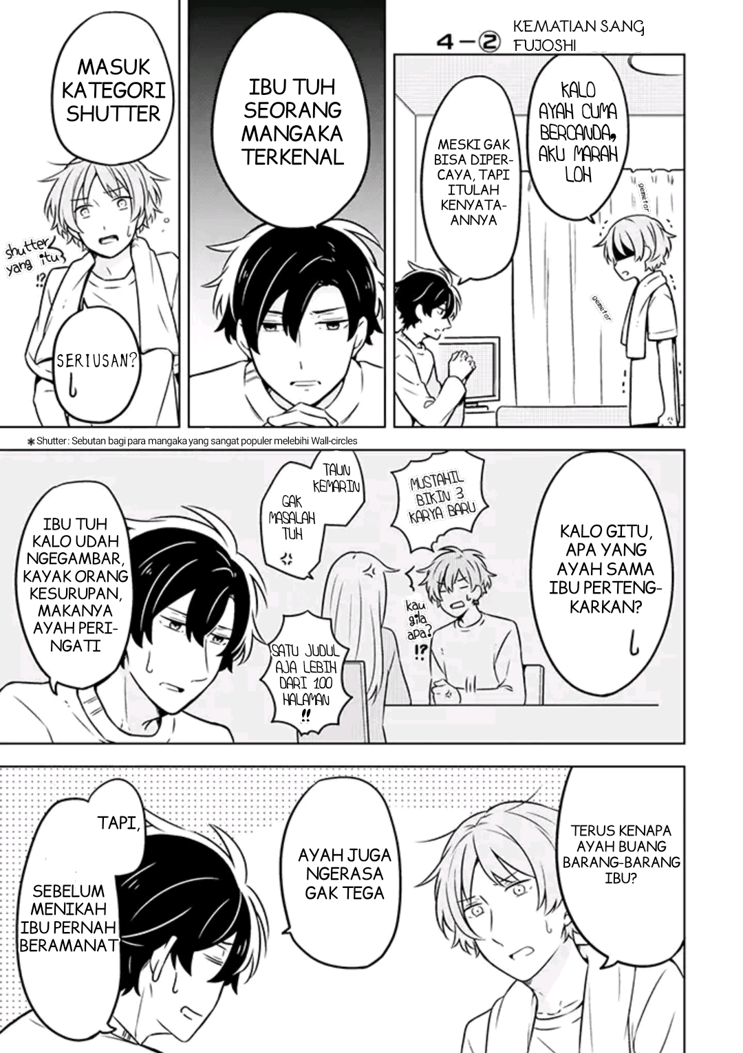 Fudanshi Kazoku Chapter 4 - halaman 8