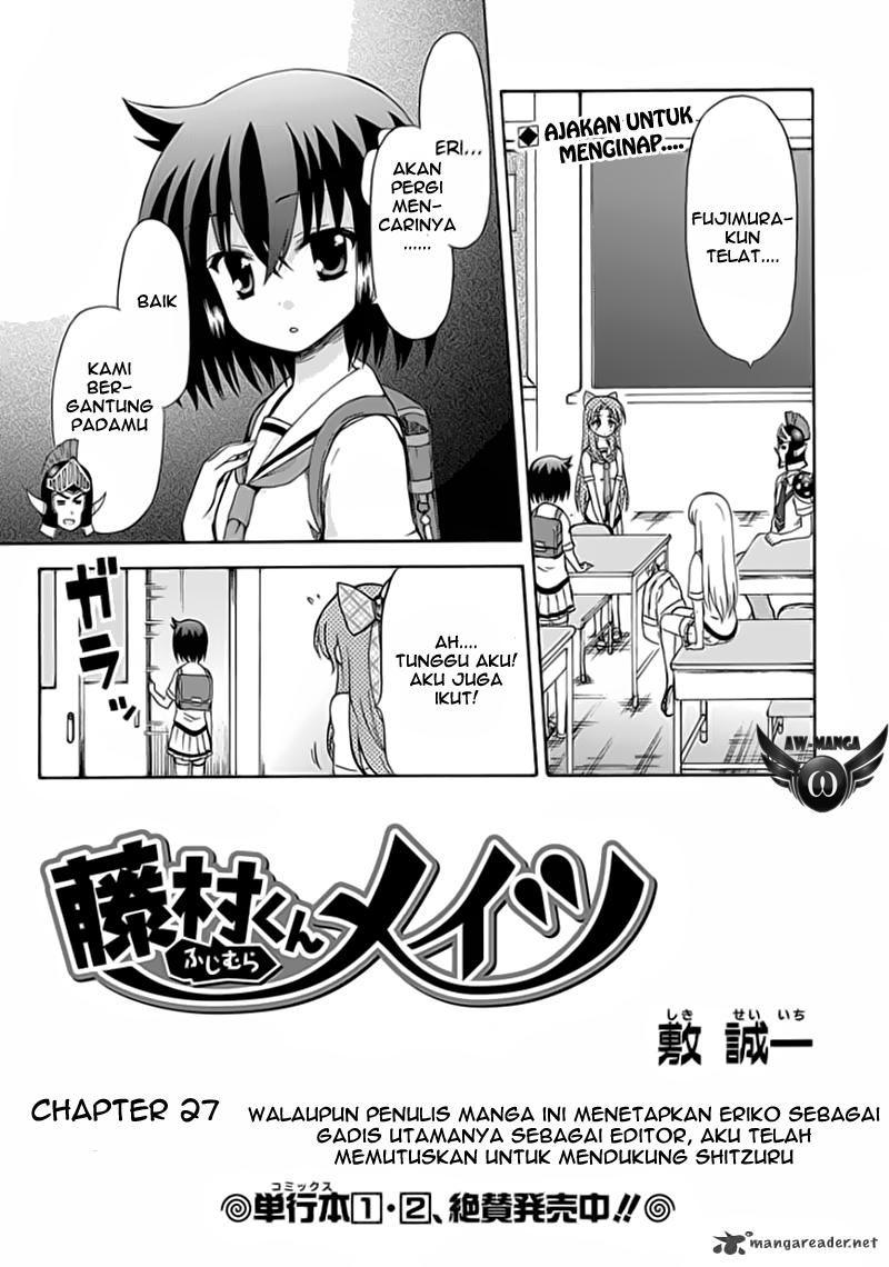 Fujimura-kun Meitsu Chapter 27 - halaman 3