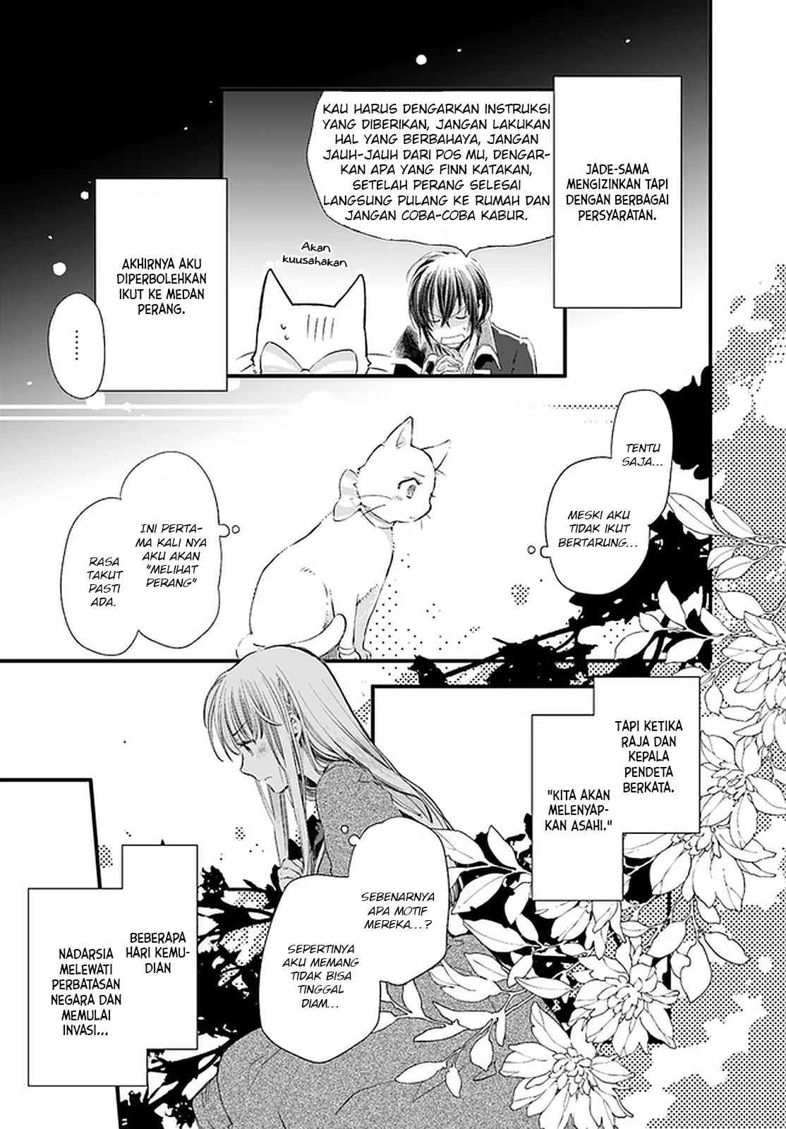 Fukushuu wo Chikatta Shironeko wa Ryuuou no Hiza no Ue de Damin wo Musaboru Chapter 18.2 - halaman 3