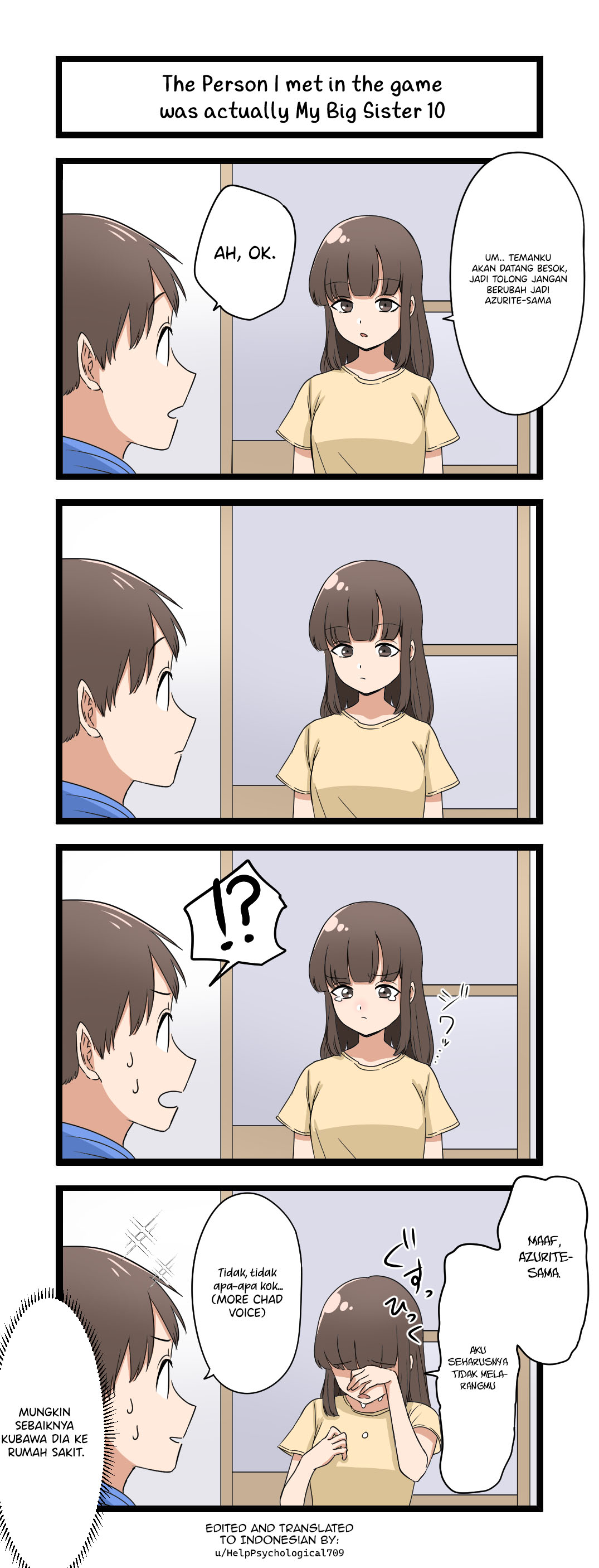 Fukuzatsu na Kyoudai no 4-koma Chapter 10 - halaman 1