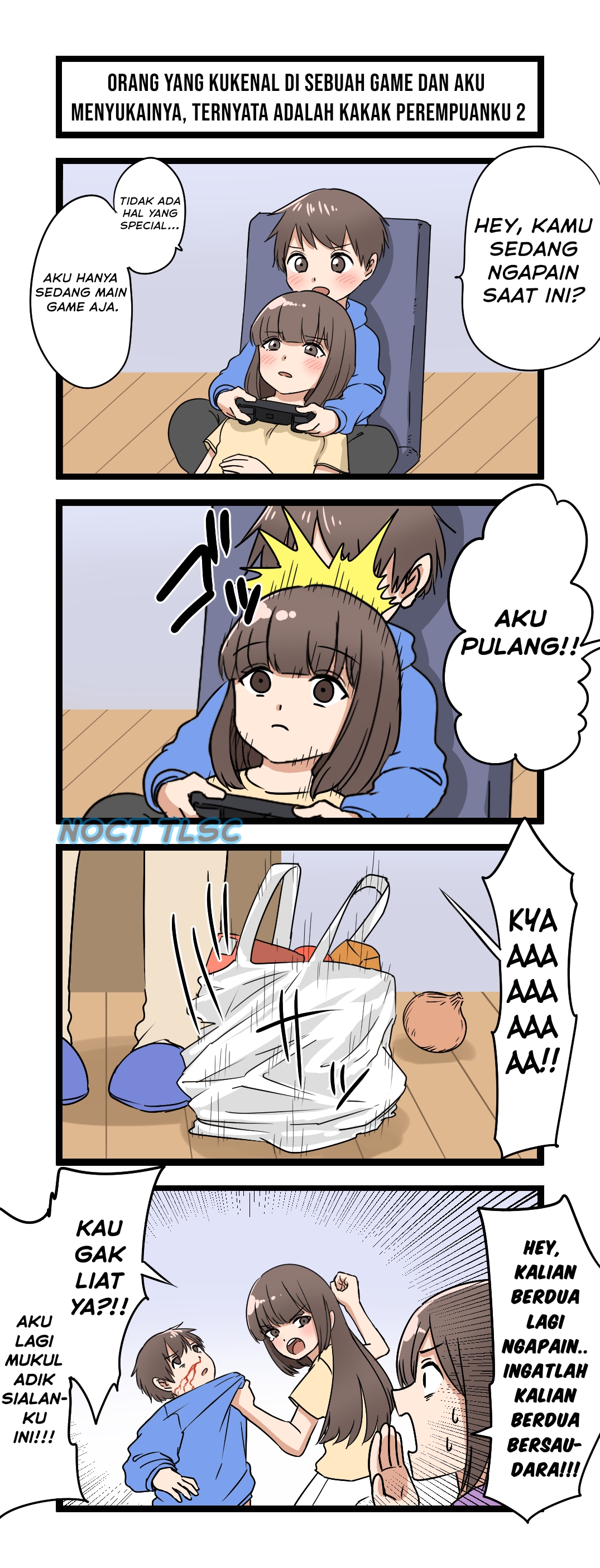 Fukuzatsu na Kyoudai no 4-koma Chapter 2 - halaman 1