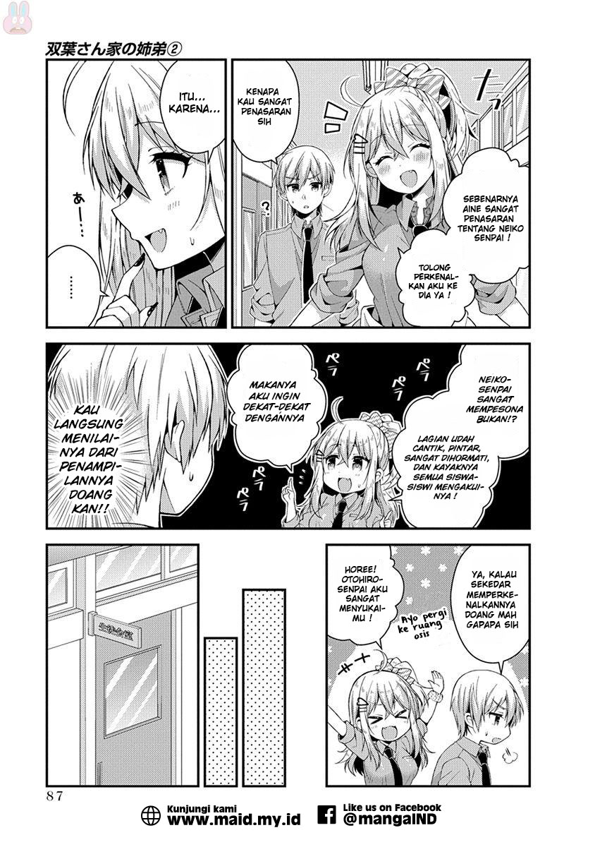 Futaba-san Chi no Kyoudai Chapter 15 - halaman 9