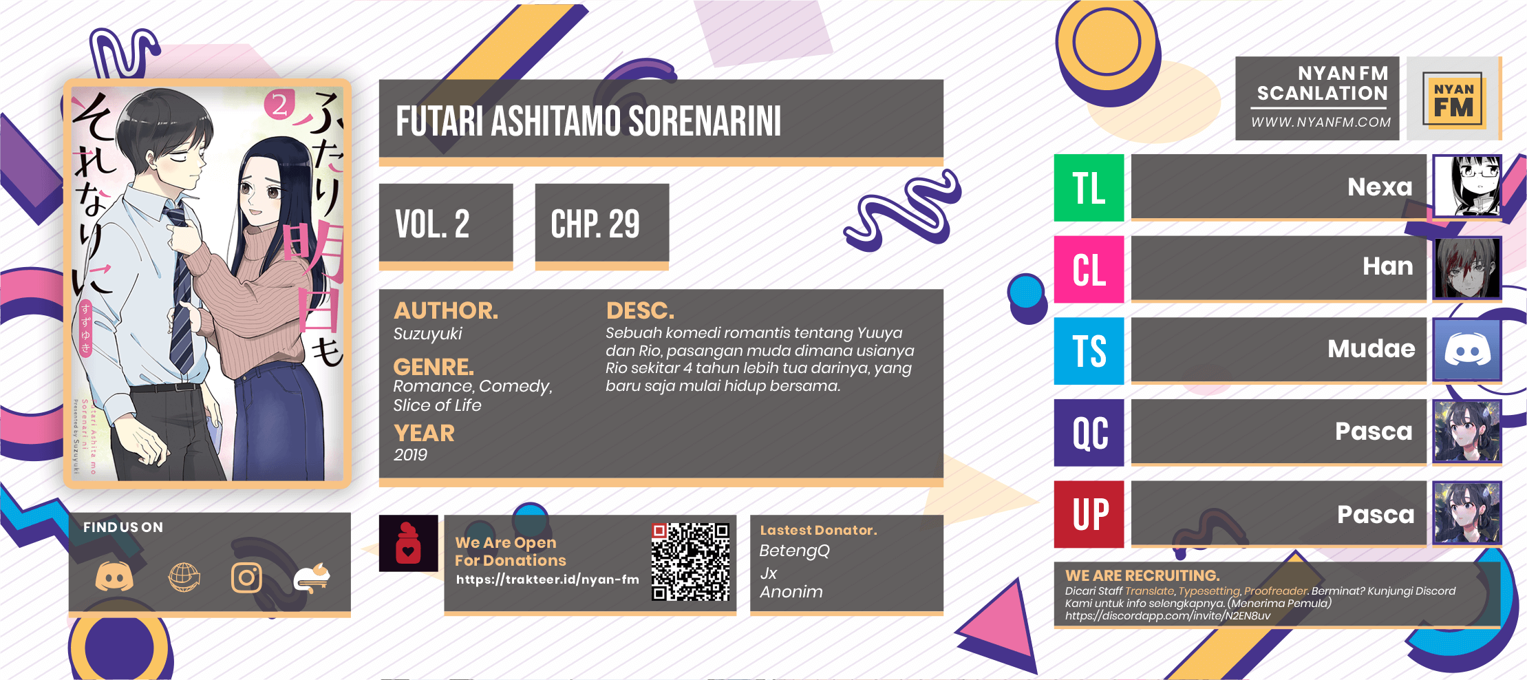 Futari Ashita mo Sorenari ni Chapter 29 - halaman 1