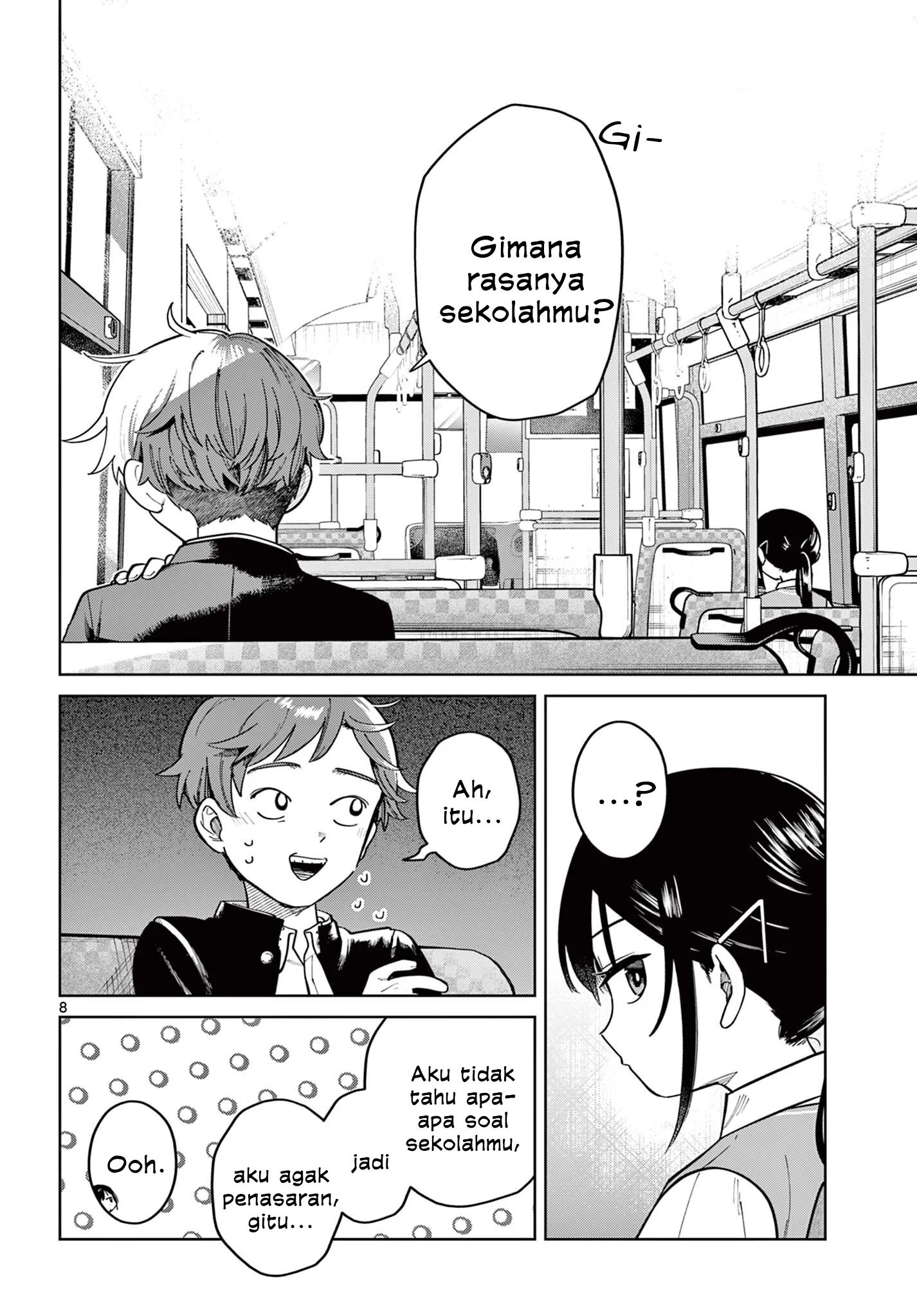 Futari Bus Chapter 3 - halaman 8