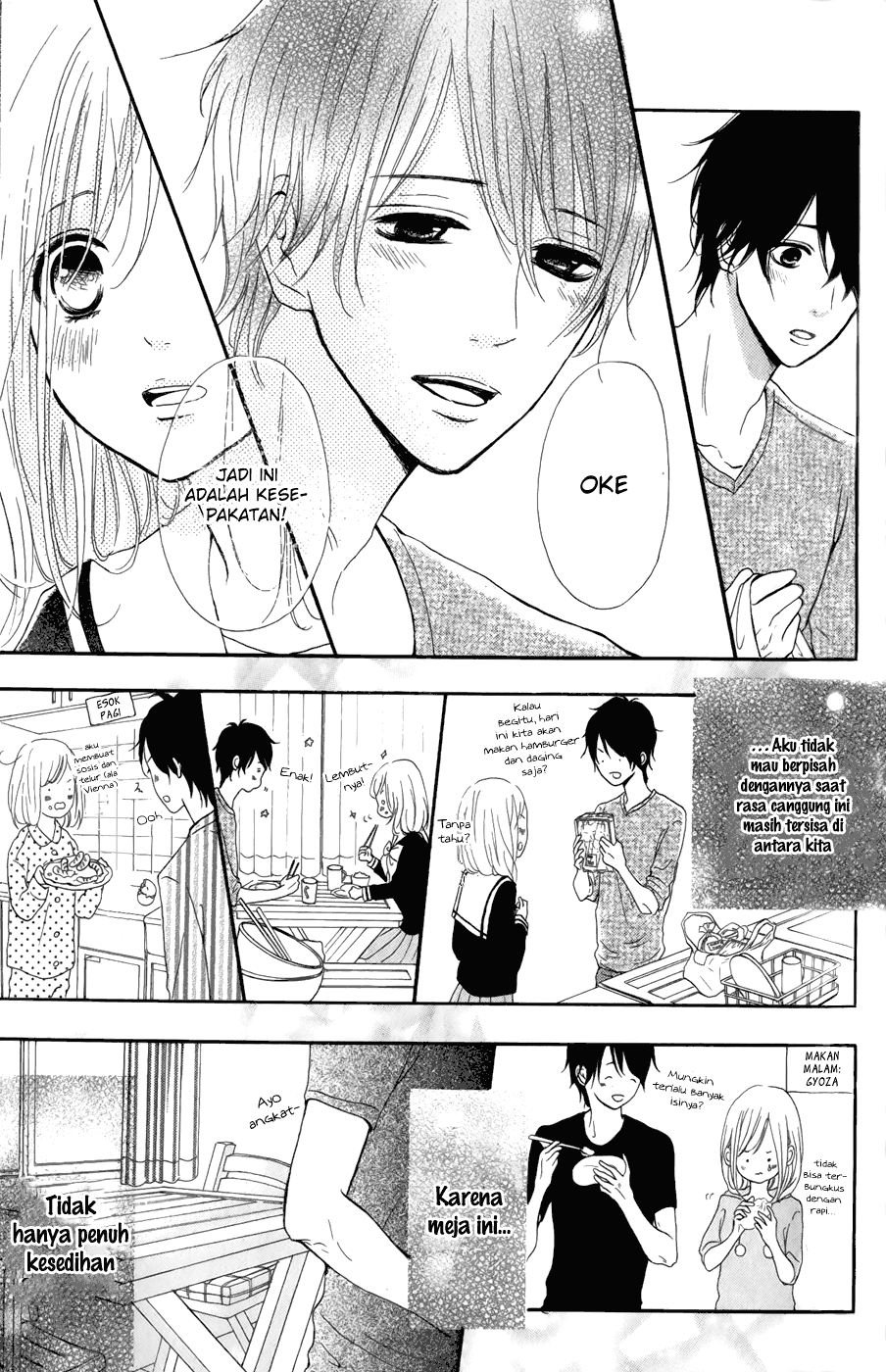 Futari no Table Chapter 7 - halaman 17