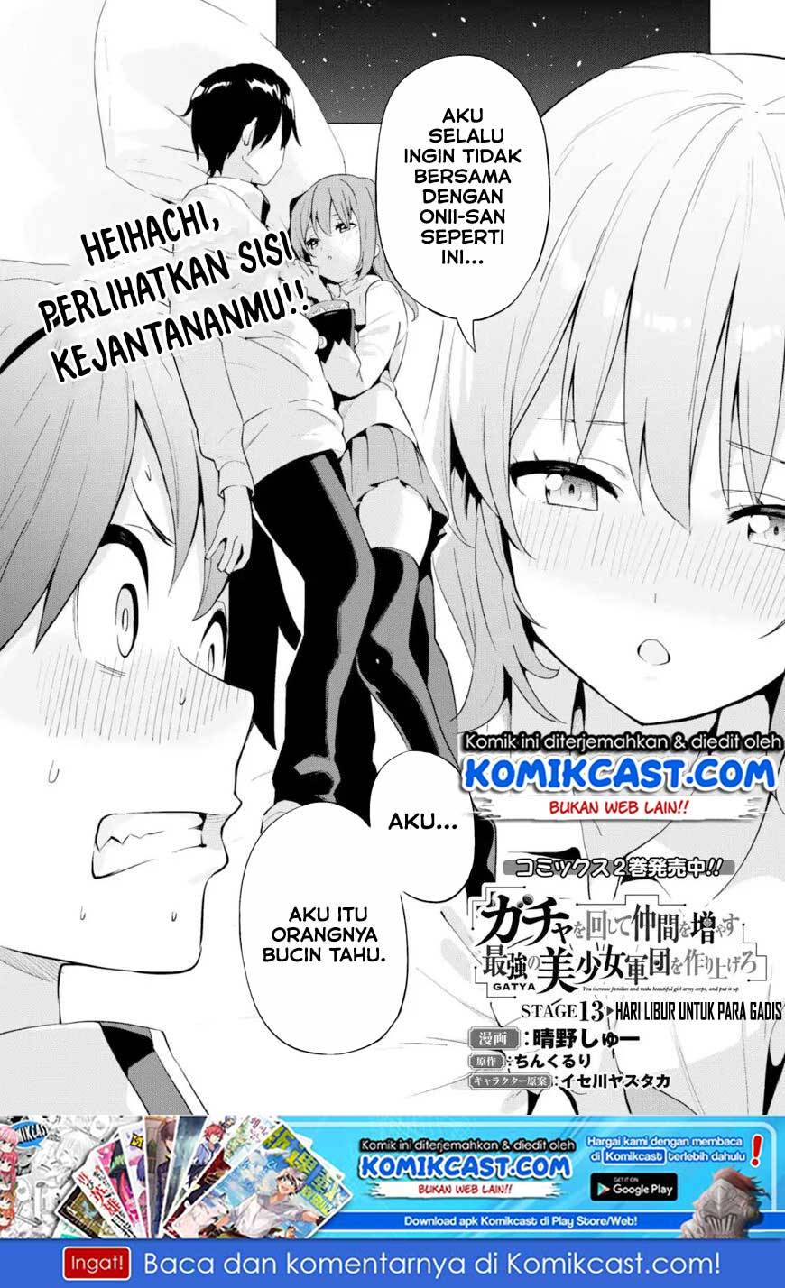 Gacha wo Mawashite Nakama wo Fuyasu Saikyou no Bishoujo Gundan wo Tsukuriagero Chapter 13 - halaman 2