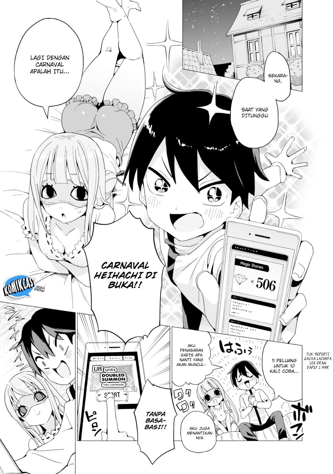 Gacha wo Mawashite Nakama wo Fuyasu: Saikyou no Bishoujo Gundan wo Tsukuriagero the Comic Chapter 6 - halaman 11