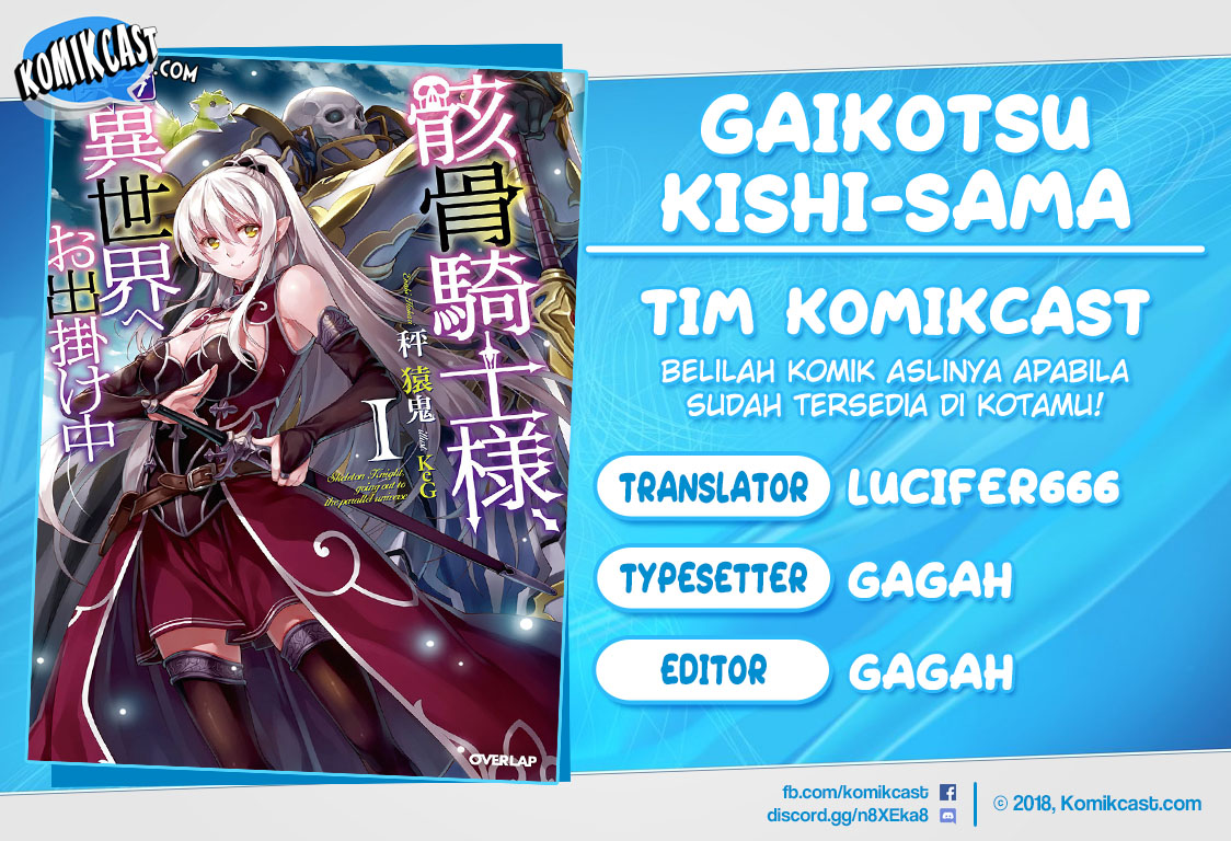 Gaikotsu Kishi-sama, Tadaima Isekai e Odekakechuu Chapter 13 - halaman 1