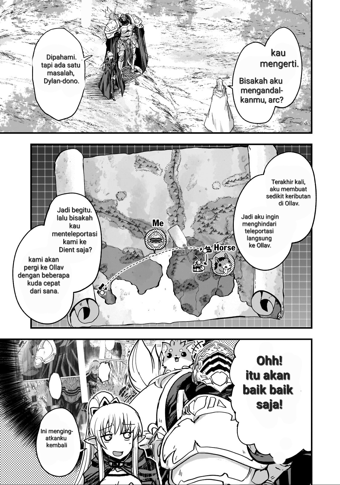Gaikotsu Kishi-sama, Tadaima Isekai e Odekakechuu Chapter 60.1 - halaman 10