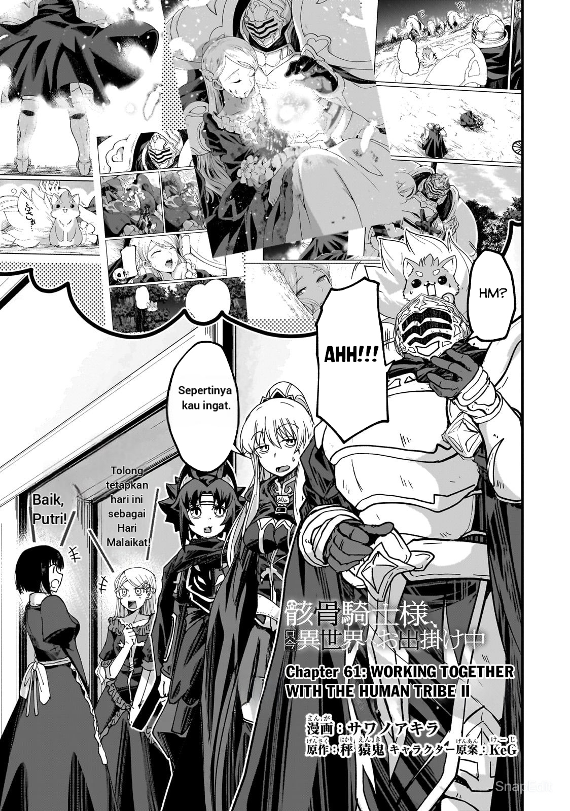 Gaikotsu Kishi-sama, Tadaima Isekai e Odekakechuu Chapter 61.1 - halaman 4
