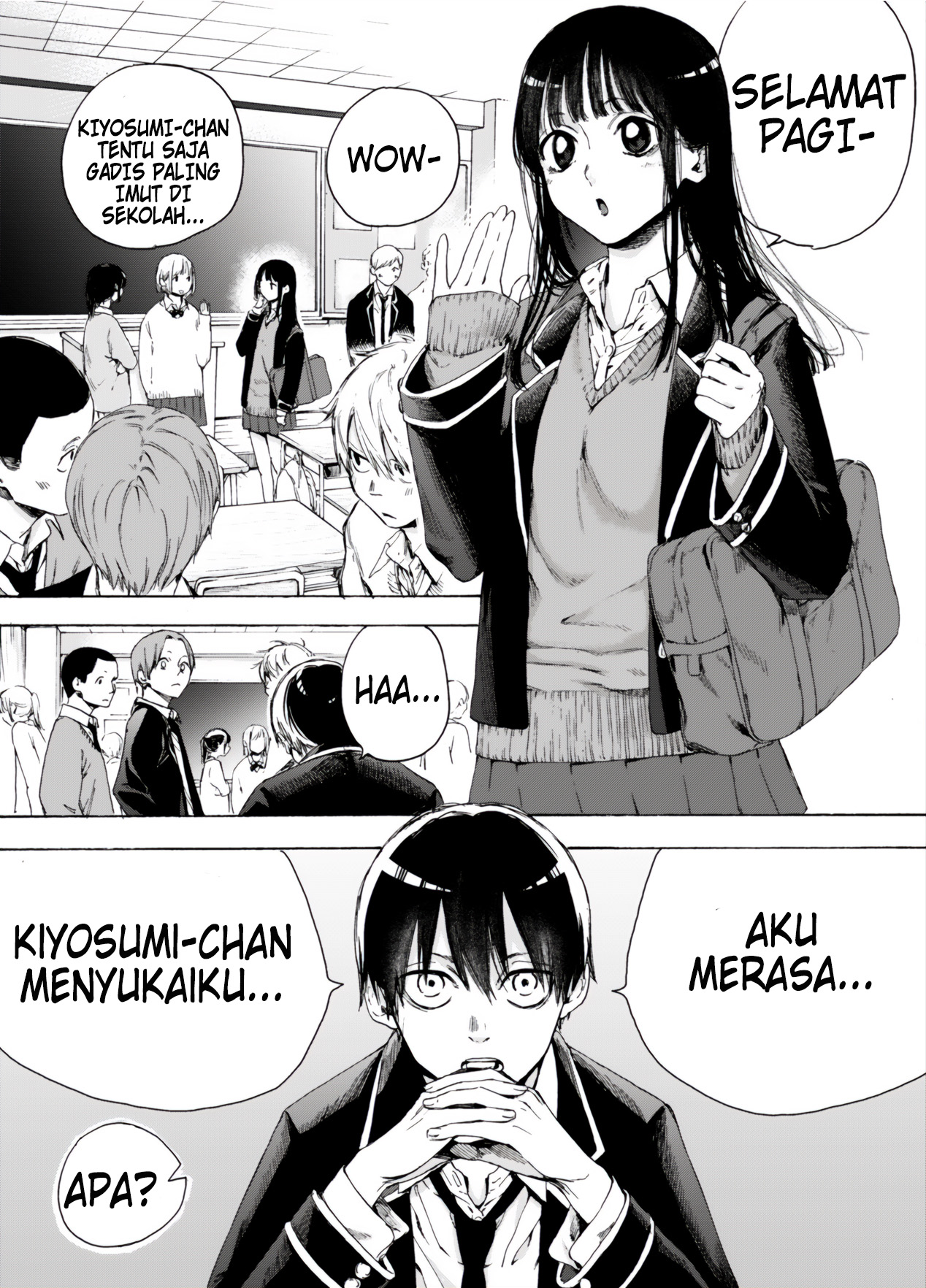 Gakkou Ichi Kawaii Joshi ga Ore no Koto Suki Kamo Shirenai Manga Chapter 0 - halaman 1