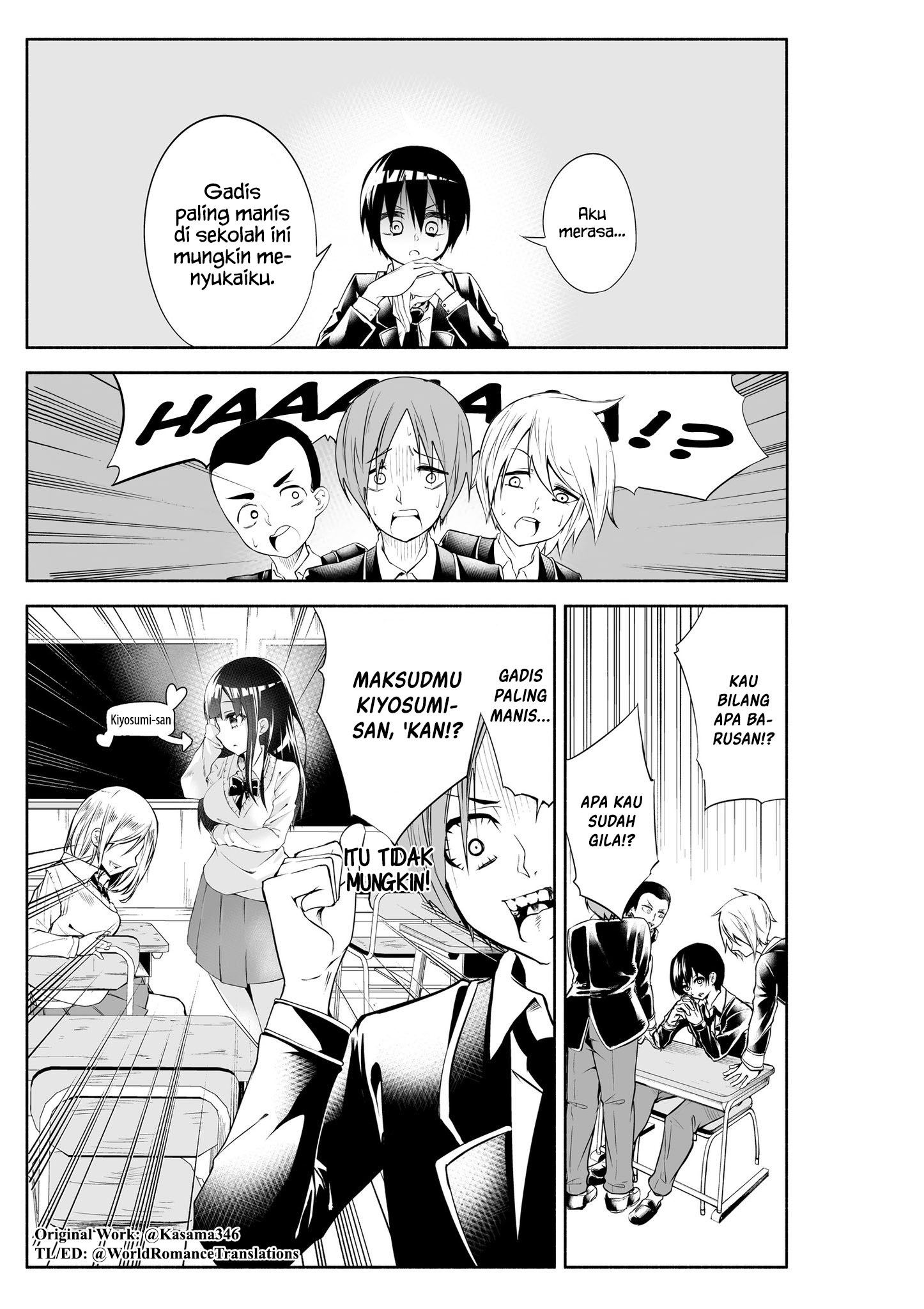 Gakkou Ichi Kawaii Onna no Ko ga Ore no Koto Suki Kamo Shirenai Chapter 1 - halaman 2