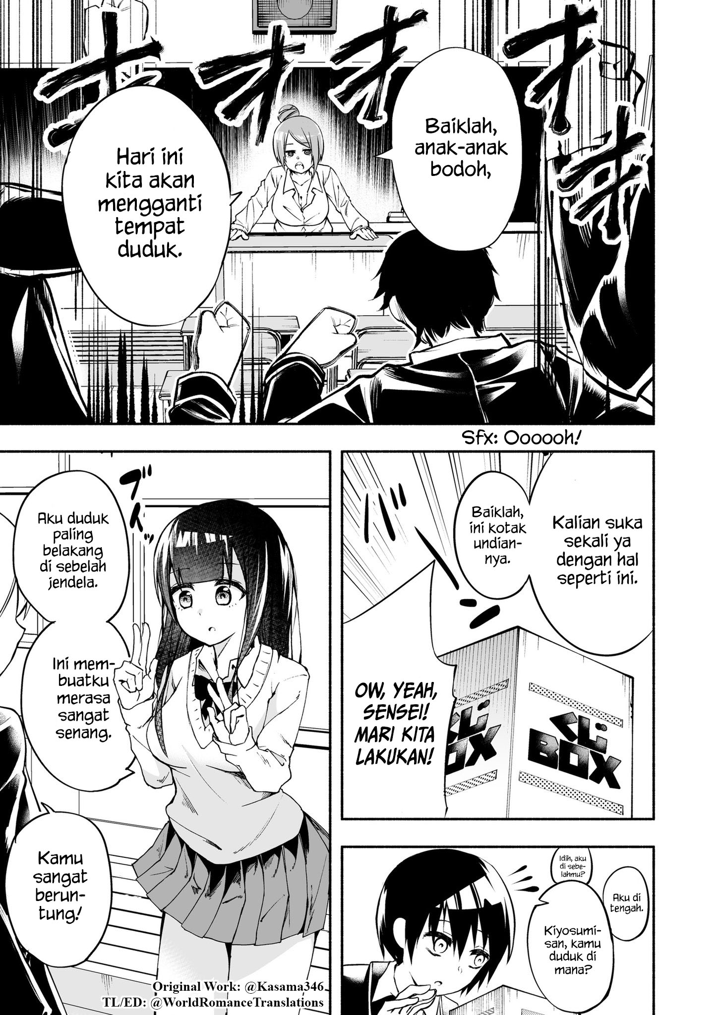 Gakkou Ichi Kawaii Onna no Ko ga Ore no Koto Suki Kamo Shirenai Chapter 2 - halaman 2