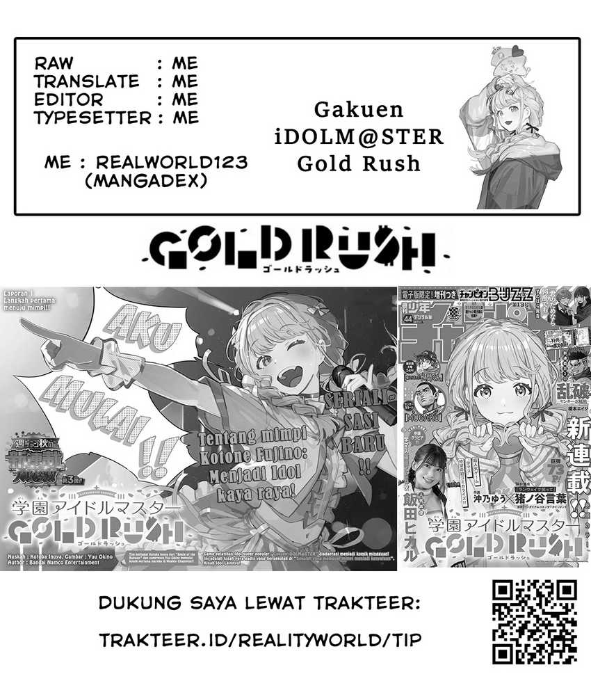 Gakuen Idolm@ster Gold Rush Chapter 13 - halaman 21