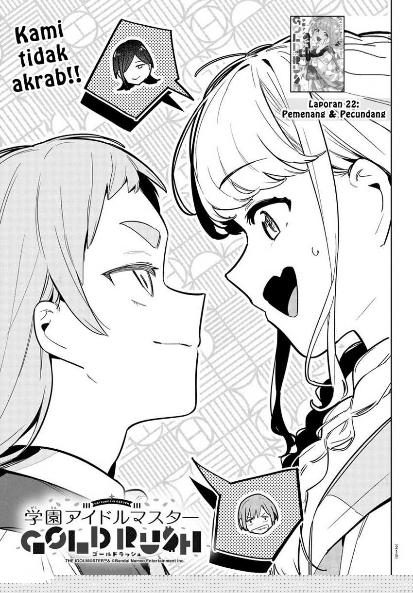 Gakuen Idolm@ster Gold Rush Chapter 22 - halaman 1