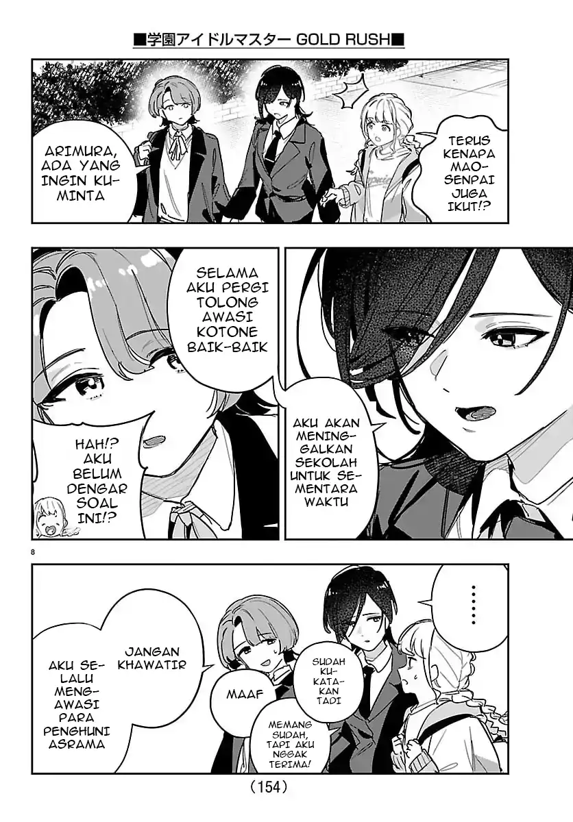 Gakuen Idolm@ster Gold Rush Chapter 50 - halaman 9