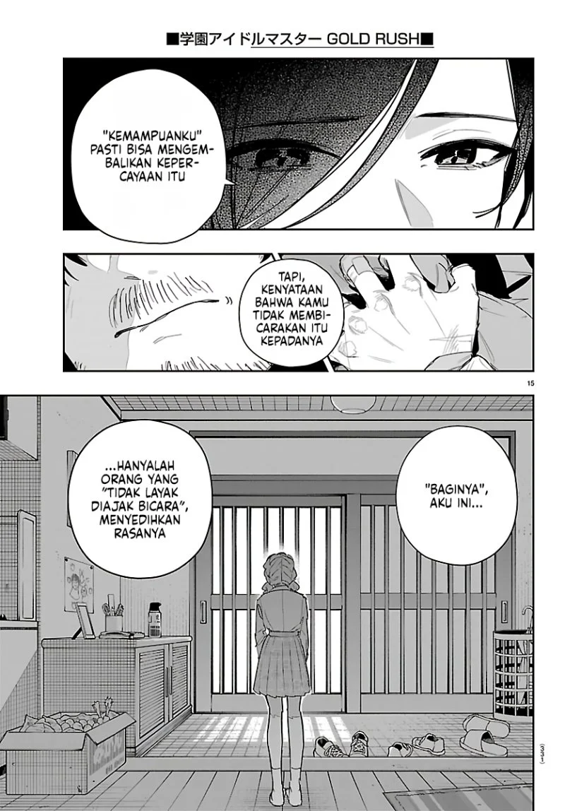 Gakuen Idolm@ster Gold Rush Chapter 52 - halaman 15