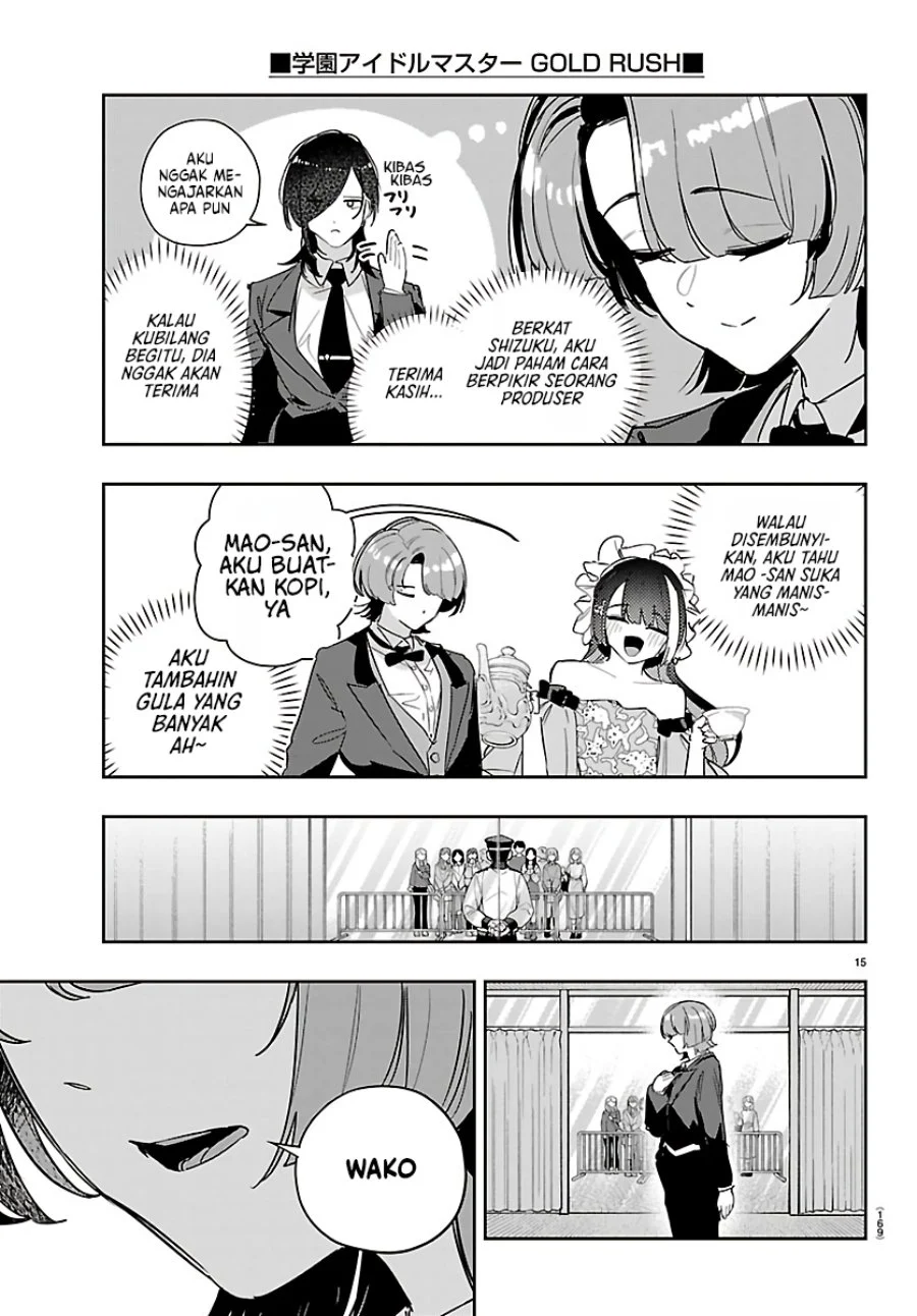 Gakuen Idolm@ster Gold Rush Chapter 53 - halaman 15