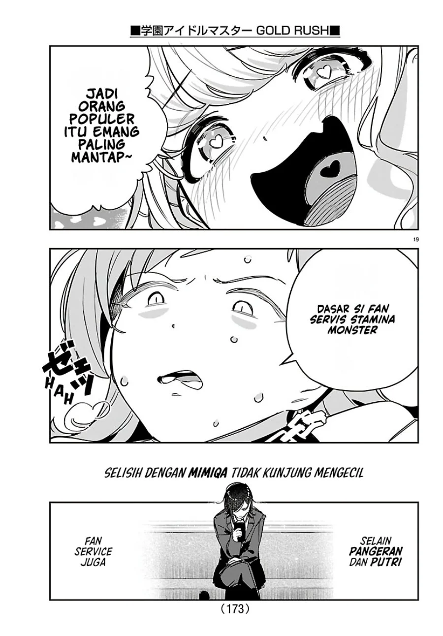 Gakuen Idolm@ster Gold Rush Chapter 53 - halaman 19