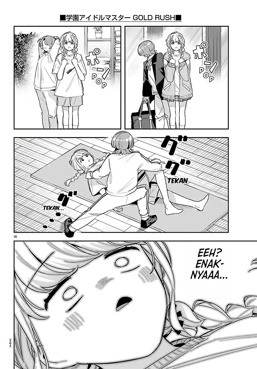 Gakuen Idolm@ster Gold Rush Chapter 54 - halaman 16