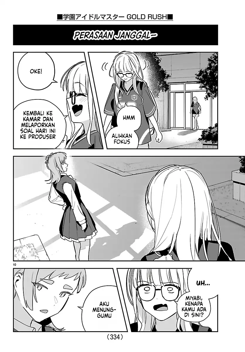 Gakuen Idolm@ster Gold Rush Chapter 55 - halaman 10