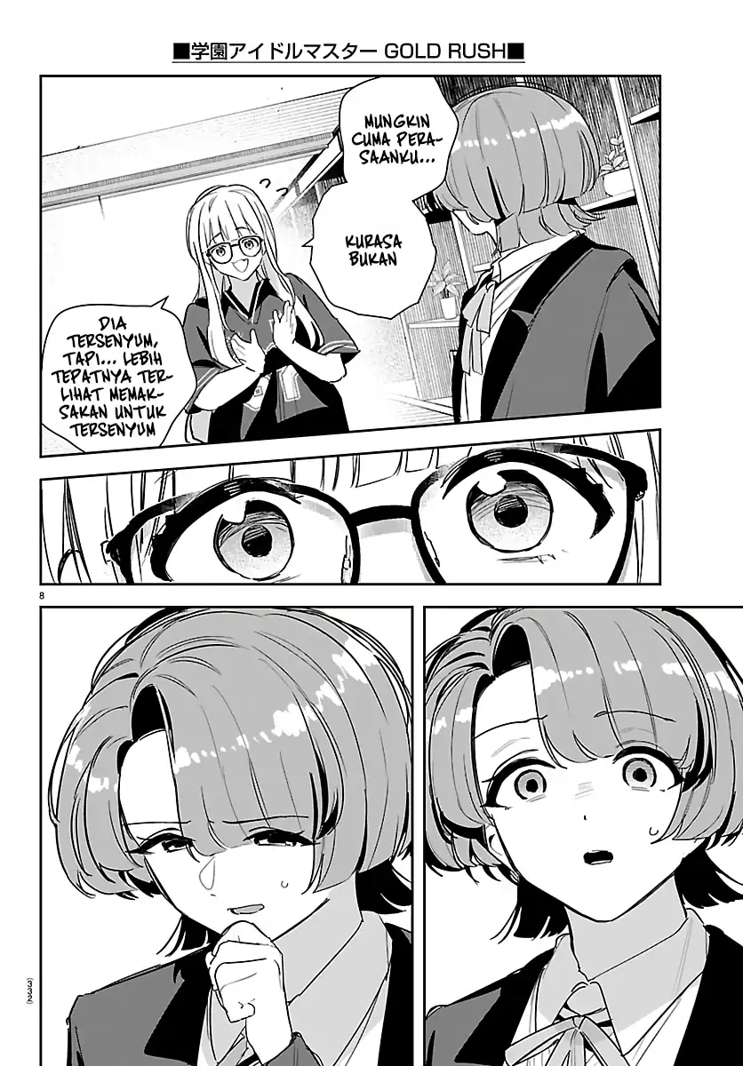 Gakuen Idolm@ster Gold Rush Chapter 55 - halaman 8