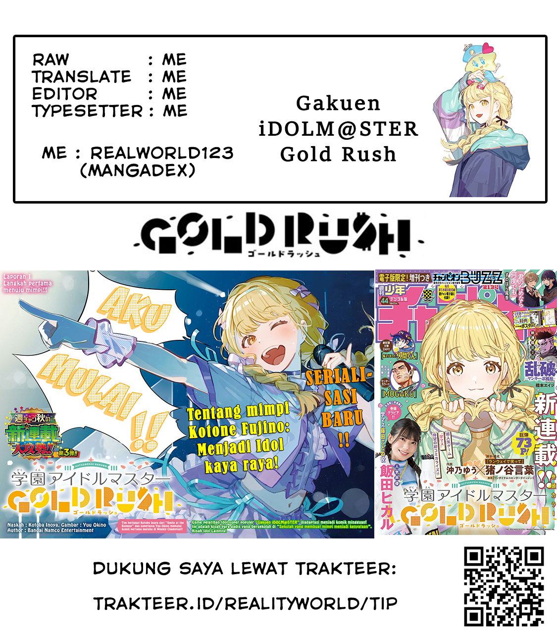 Gakuen Idolmaster: Gold Rush Chapter 13 - halaman 21
