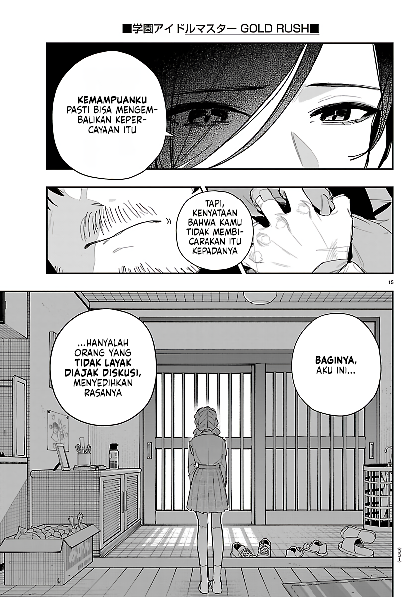 Gakuen Idolmaster: Gold Rush Chapter 52 - halaman 15