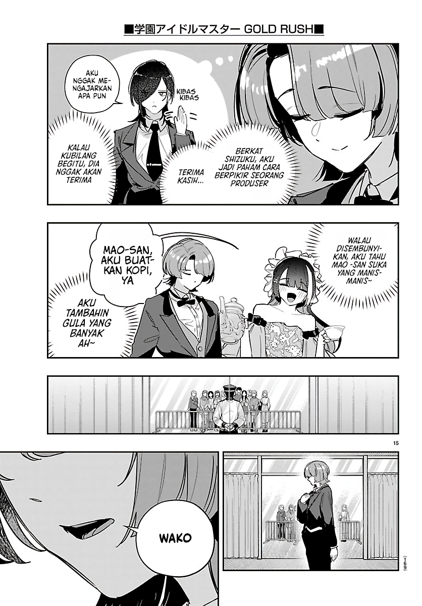 Gakuen Idolmaster: Gold Rush Chapter 53 - halaman 15