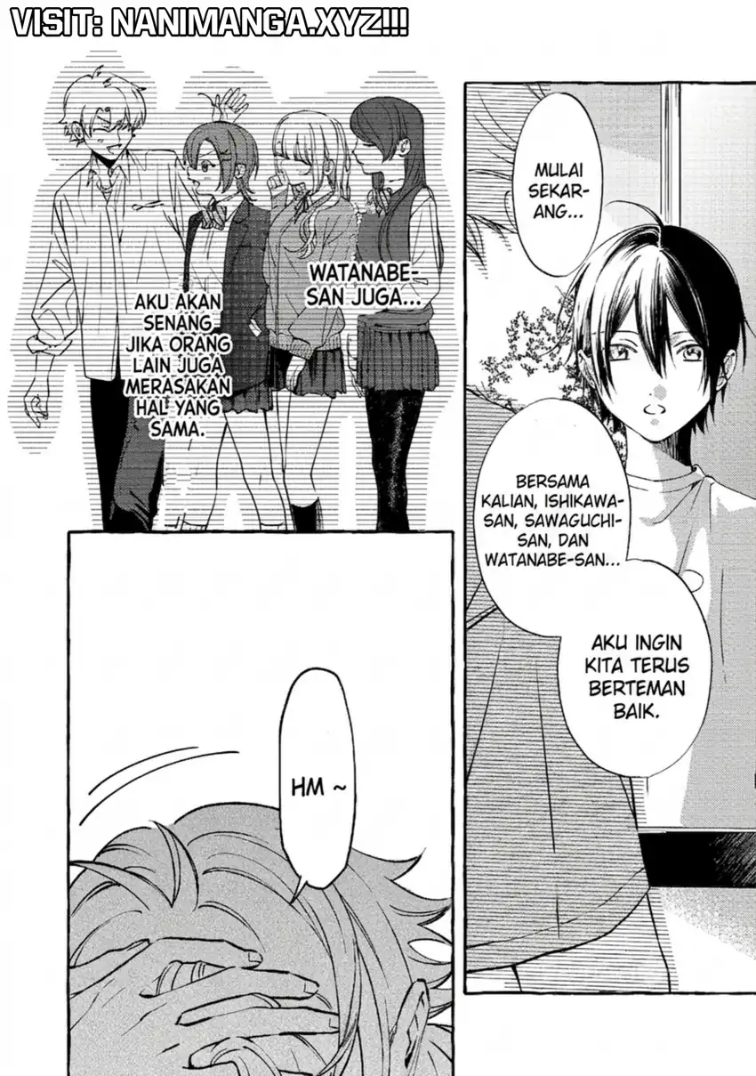 Gakuen no Madonna no Watanabe san ga, Naze ka Maishu Yotei wo Kitekuru Chapter 11.1 - halaman 17