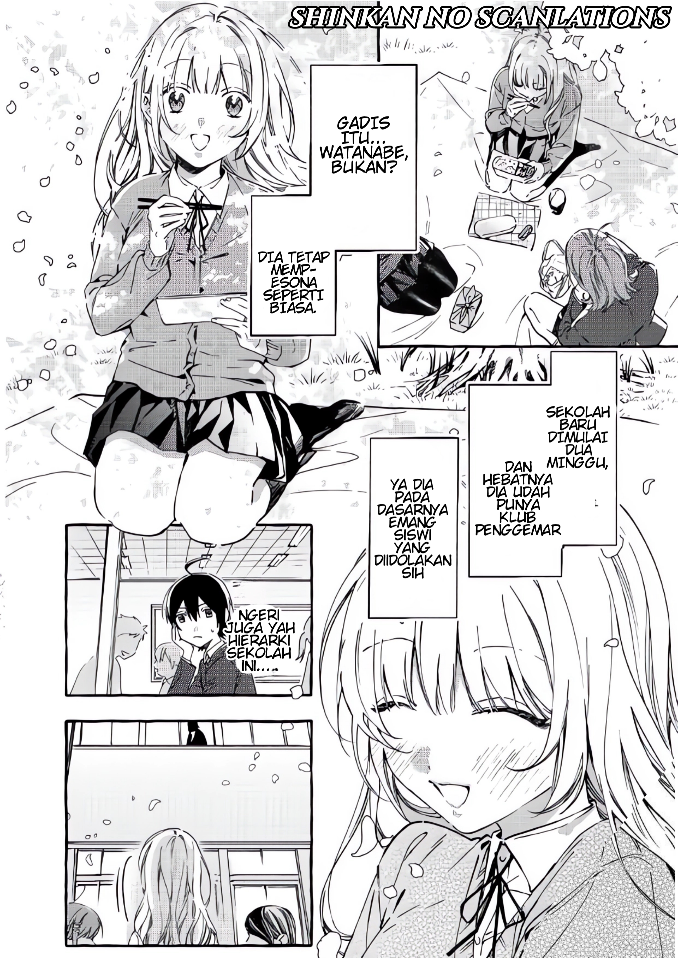 Gakuen no Madonna no Watanabe-san ga, Nazeka Maishuu Yotei wo Kiitekuru @comic Chapter 1 - halaman 5