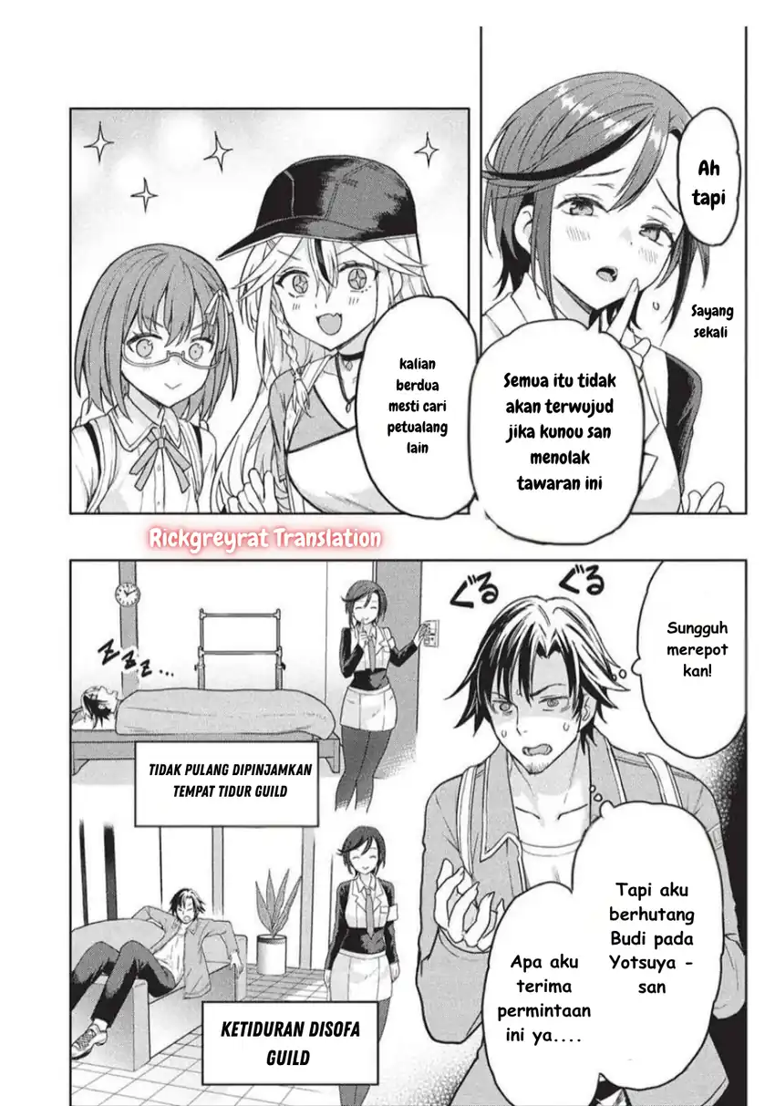 Gal to Dungeon to Shuukai Okure no Tansaku Eiyuutan ~Moto Legend Ima wa Wakeari tei Rank Tansakushana Ore ga, S-Kyuu Gal ni Natsukare Makutte Ikusei wo Makase Sareta~ Chapter 4 - halaman 9