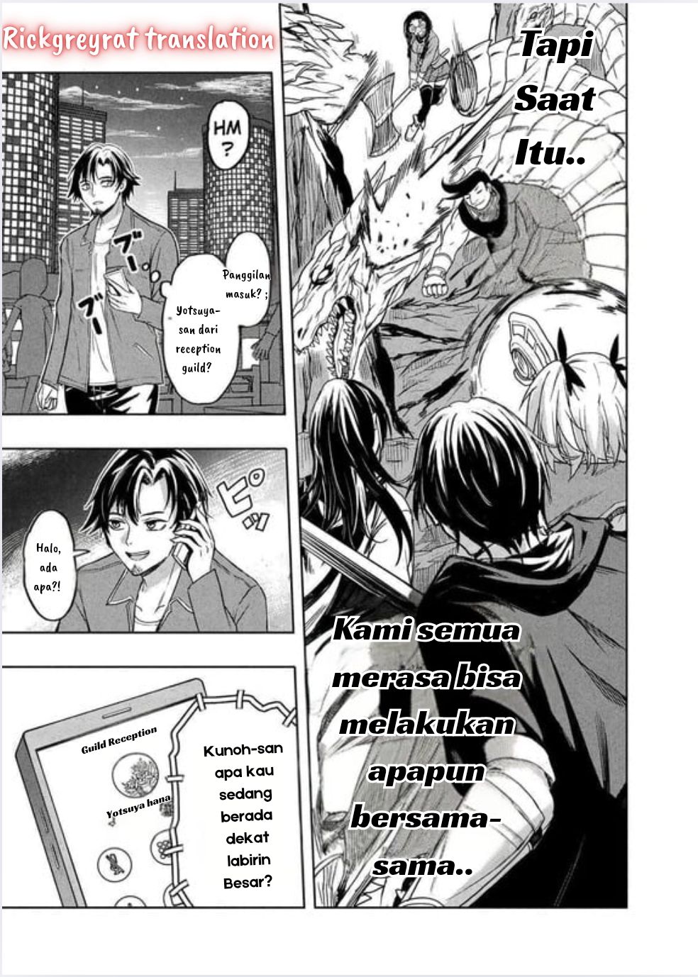 Gal to Dungeon to Shuukaiokure no Tansaku Eiyuutan Chapter 1.2 - halaman 4