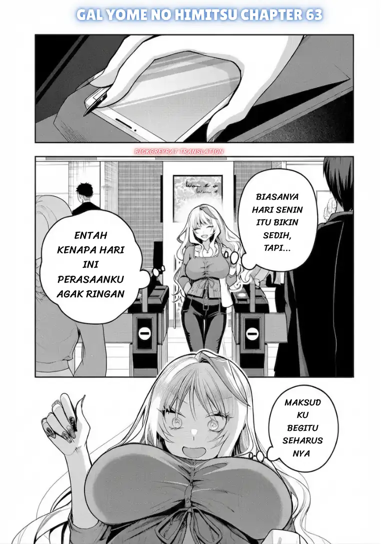 Gal Yome no Himitsua Chapter 63 - halaman 2