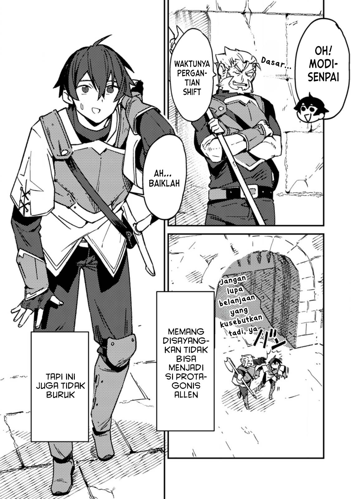 Game Chishiki de Saikyou ni Natta Mob Heishi wa, Shin no Jitsuryoku wo Kakushitai Chapter 1 - halaman 5