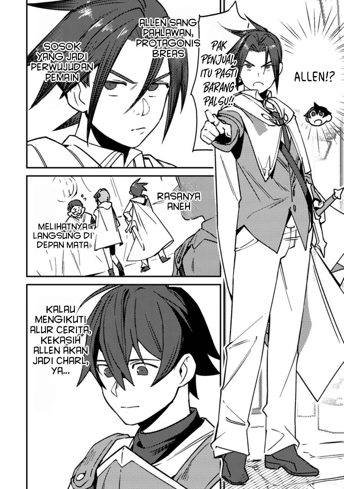 Game Chishiki de Saikyou ni Natta Mob Heishi wa, Shin no Jitsuryoku wo Kakushitai Chapter 1 - halaman 9
