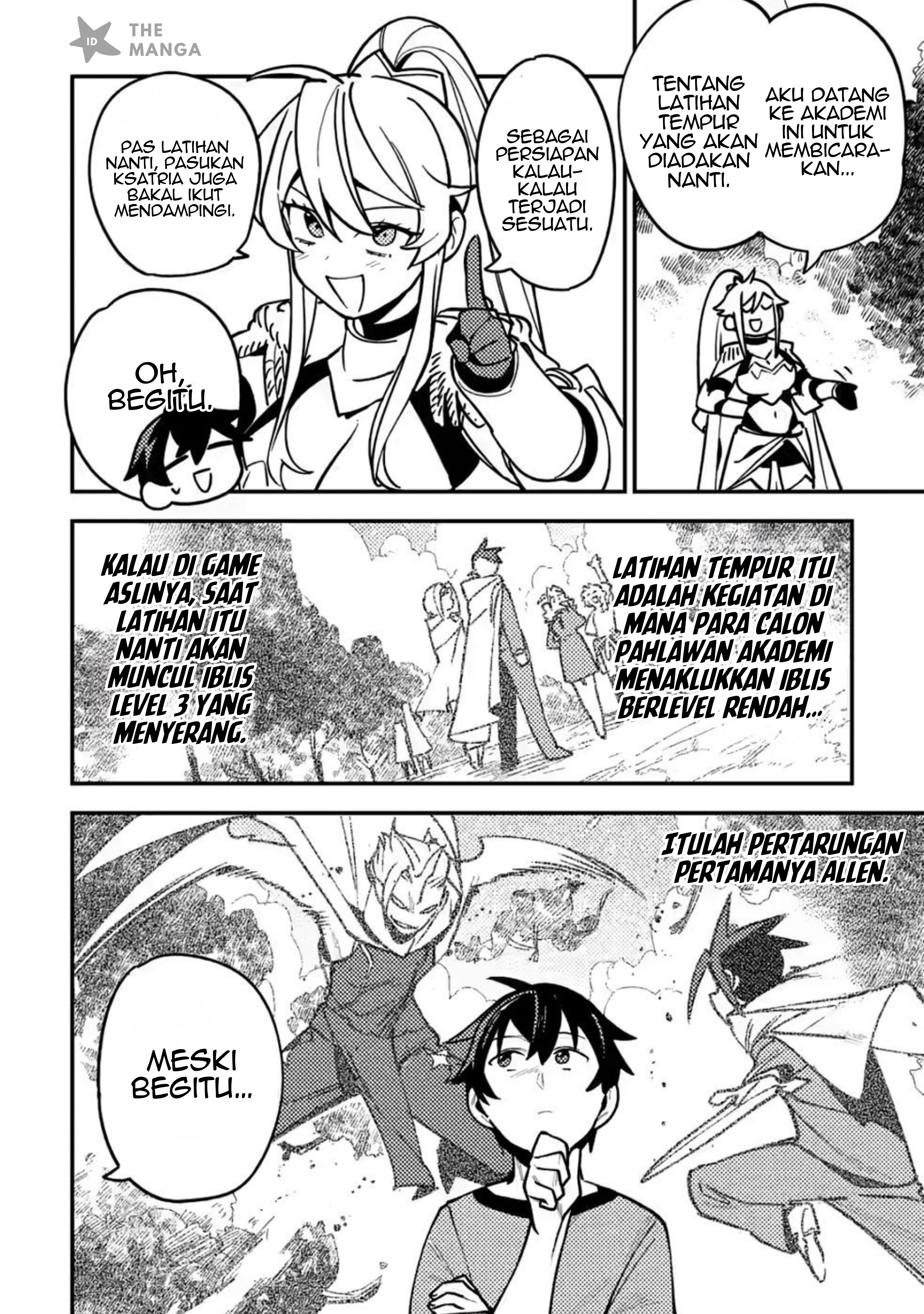 Game Chishiki de Saikyou ni Natta Mob Heishi wa, Shin no Jitsuryoku wo Kakushitai Chapter 10.1 - halaman 5